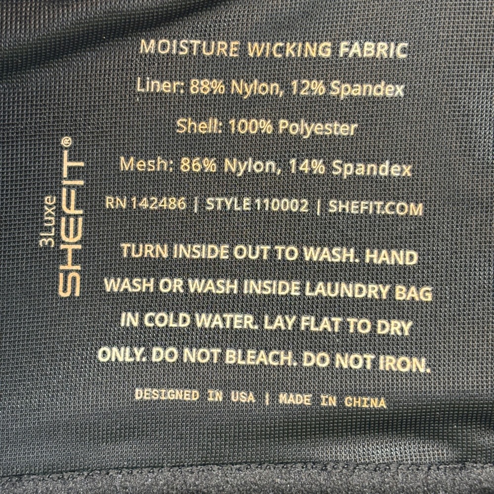Shefit Ultimate Sports Bra Black High Impact Adjustable Front Zip 3Luxe 110002 - Picture 4 of 13